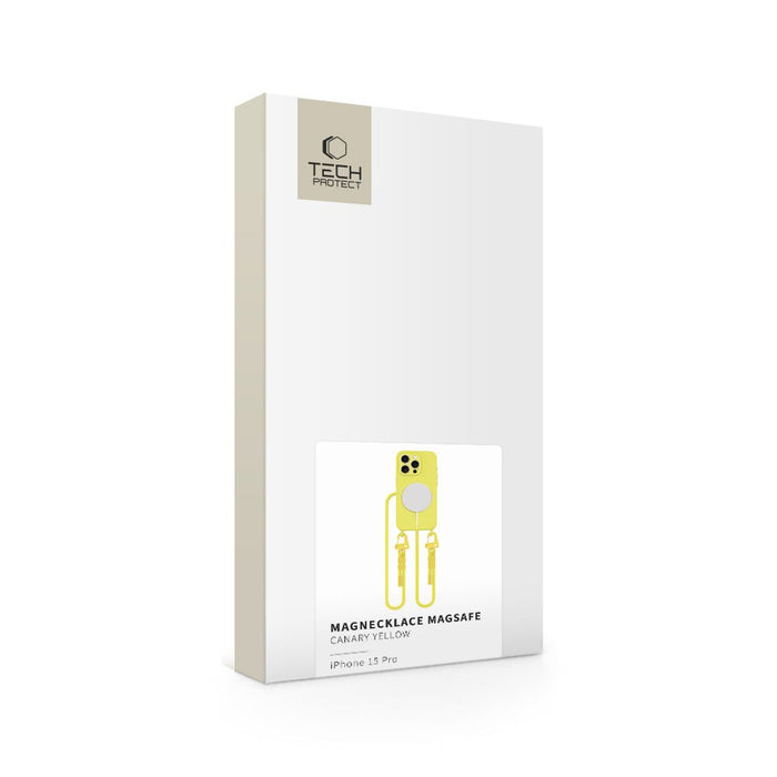 Tech-Protect MagNecklace MagSafe iPhone 15 Pro Case - Yellow