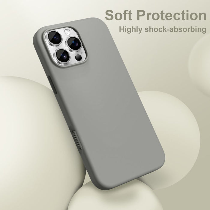 Tech-Protect Silicone MagSafe iPhone 16 Pro Case - Gray
