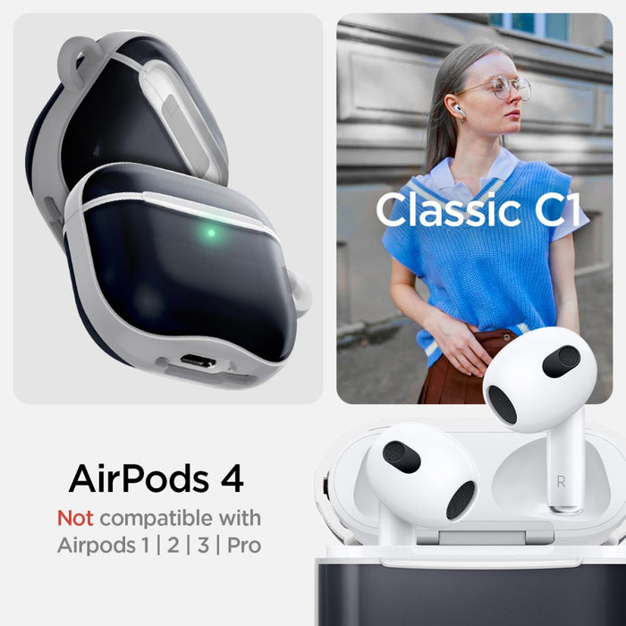 Spigen Classic C1 Case for AirPods 4 - Graphite