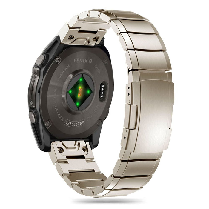 Tech-Protect SteelBand Bracelet for Garmin Fenix 5X / 5X PLUS / 6X / 6X PRO / 7X / 8 (51 MM) - Titanium