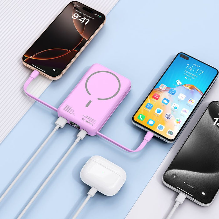 Tech-Protect PB31 MagSafe 10000mAH Power Bank - Purple