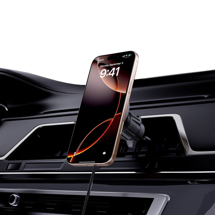 Tech-Protect MM15W-V7 QI2 Car Holder with Inductive Charger - Black
