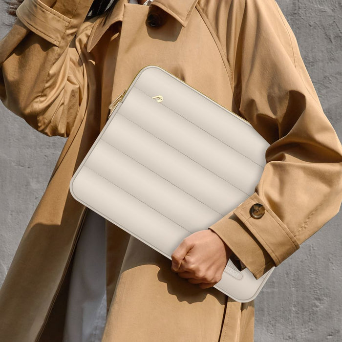Tech-Protect Puffy 15-16 Laptop Bag - Beige