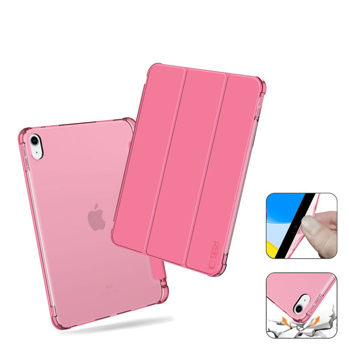 Tech-Protect SC Pen Hybrid Case for iPad 10 / 2022 - Pink - Transparent