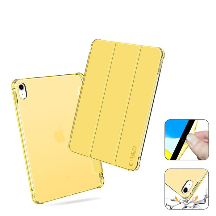Tech-Protect SC Pen Hybrid Case for iPad 10 / 2022 - Yellow - Transparent