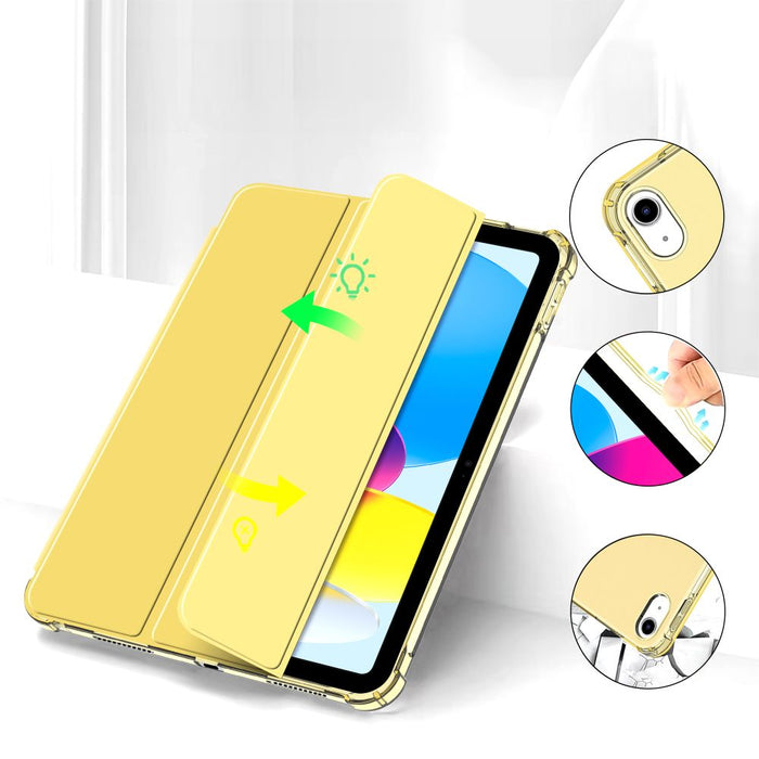 Tech-Protect SC Pen Hybrid Case for iPad 10 / 2022 - Yellow - Transparent