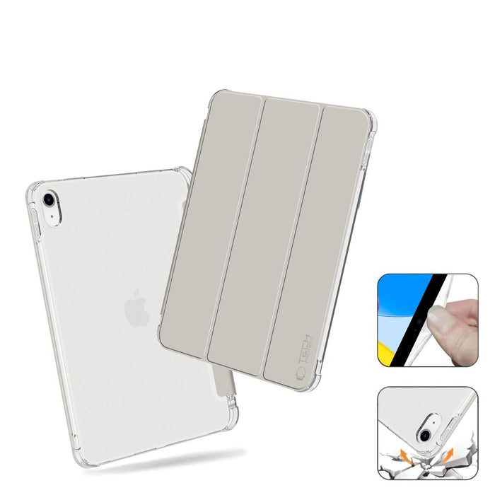 Tech-Protect SC Pen Hybrid Case for iPad 10 / 2022 - Gray - Transparent