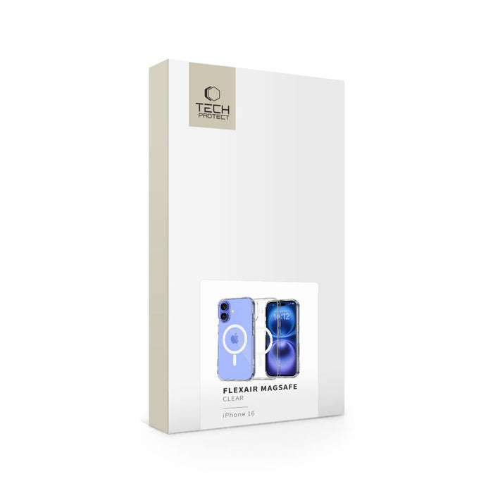 Tech-Protect FlexAir MagSafe iPhone 16 Case - Clear