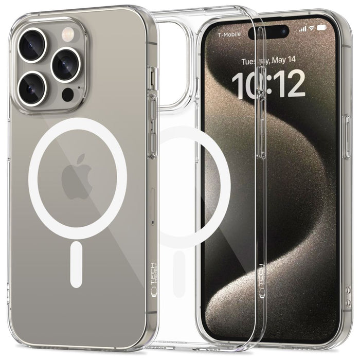 Tech-Protect FlexAir MagSafe Case for iPhone 15 Pro - Clear