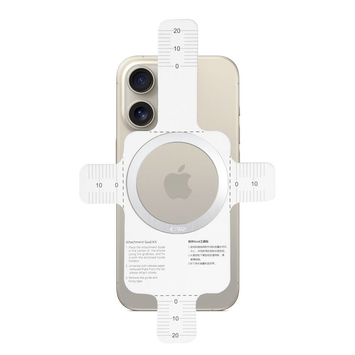 Tech-Protect MMP-110 2in1 MagSafe Ring - Silver / Silver
