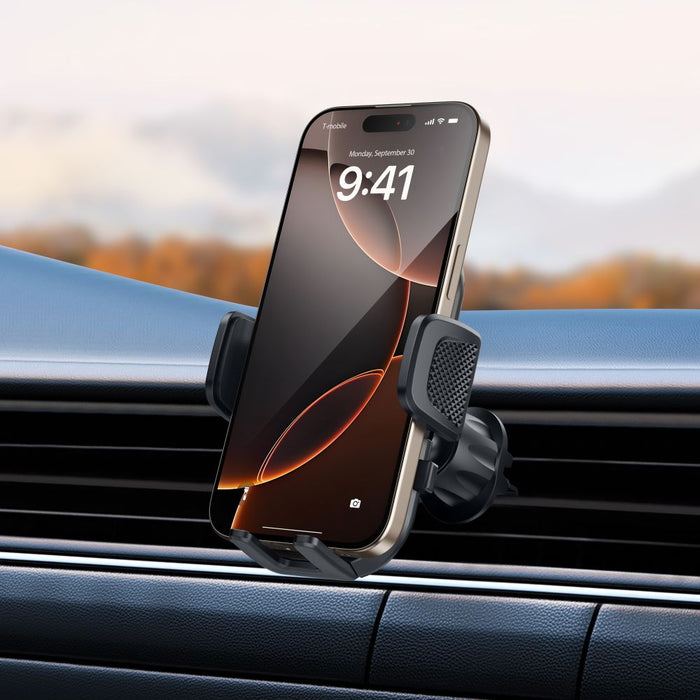 Tech-Protect V8 car holder for dashboard and air vent - black