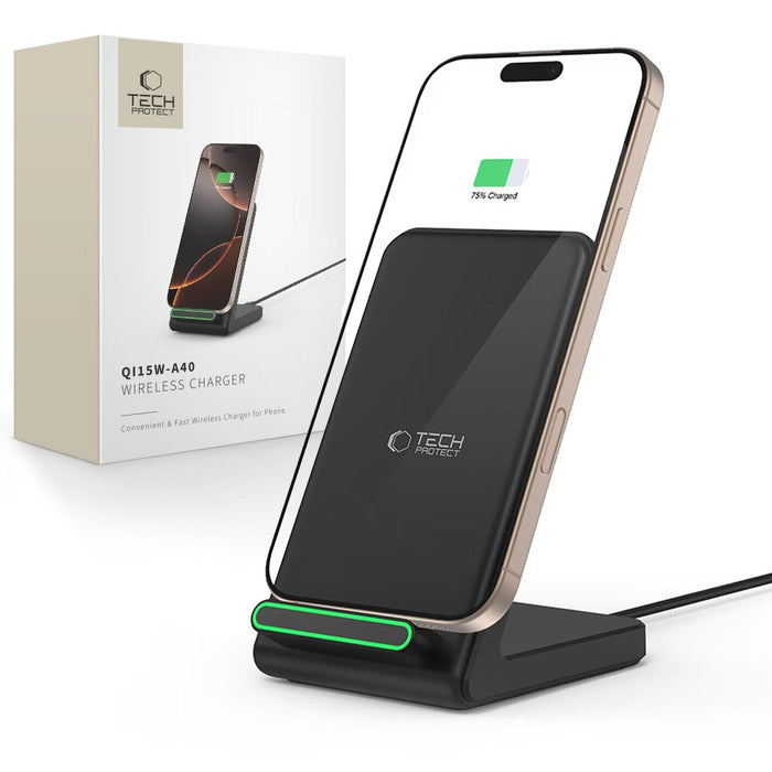Tech-Protect QI15W-A40 wireless charger - black