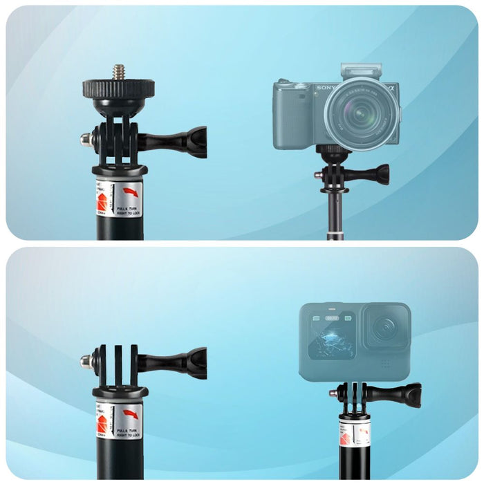 Tech-Protect GA100 Monopad &amp; Selfie Stick for GoPro / DJI - Black