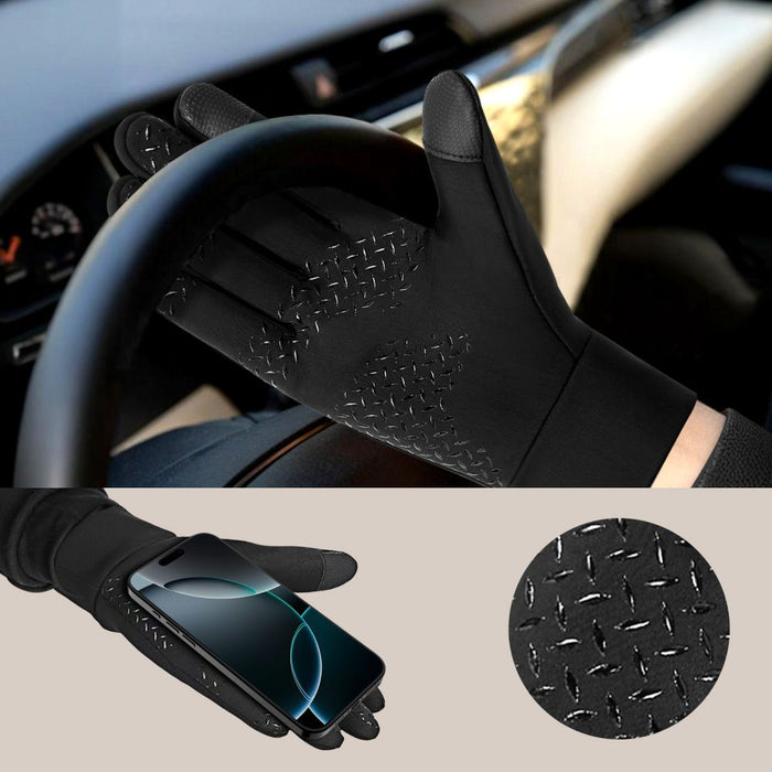 Tech-Protect WG01 Gloves with Touch Tips L - Black