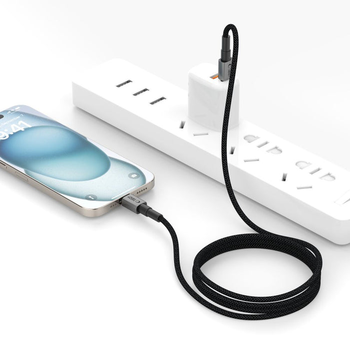 Tech-Protect UltraBoost DNA USB-C PD60W/3A Cable 50cm - Gray