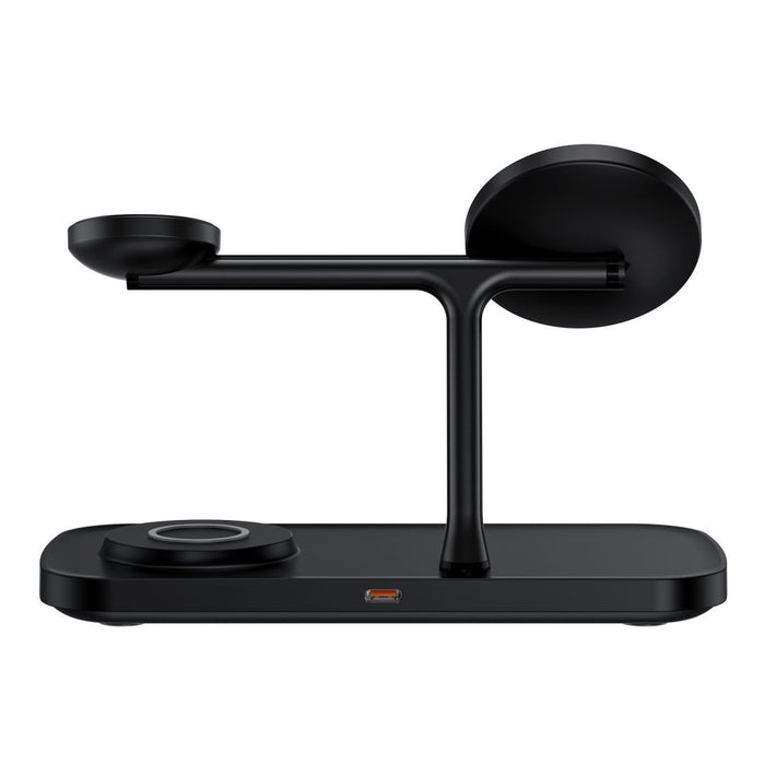 Tech-Protect QI15W-A45 3in1 Wireless Charger with MagSafe for Apple Devices - Black