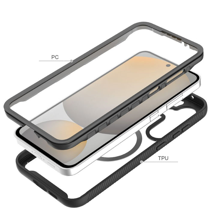 Tech-Protect Defense MagSafe Case for Samsung Galaxy S25 - Black