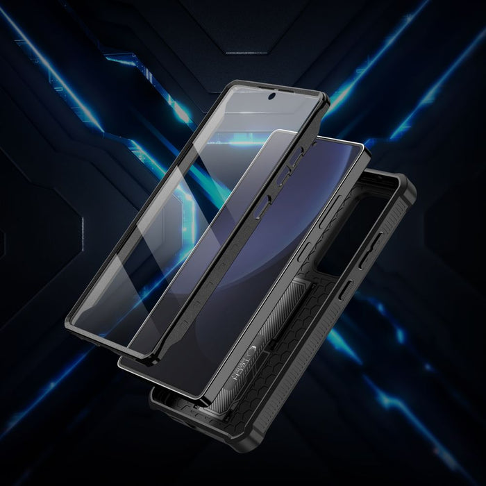 Tech-Protect Kevlar Cam+ Case for Samsung Galaxy S25 Ultra - Black