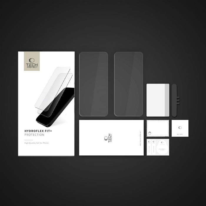 Tech-Protect Hydroflex Fit+2-Pack Hydrogel Film for Xiaomi Redmi Note 14 Pro 5G / 14 Pro+ 5G / Poco X7 5G - Transparent