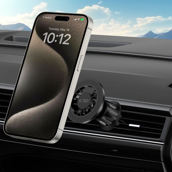 Tech-Protect N56 Magnetic MafSafe Car Holder CD Slot Mount - Black