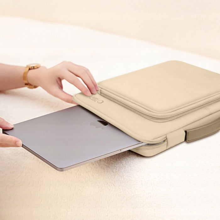 Tech-Protect Basic Bag for 13-14" laptop - beige