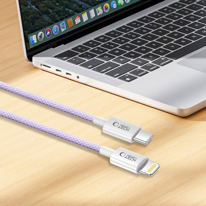 Tech-Protect Ultraboost Lite Lightning Cable PD60W/3A 2m - Purple