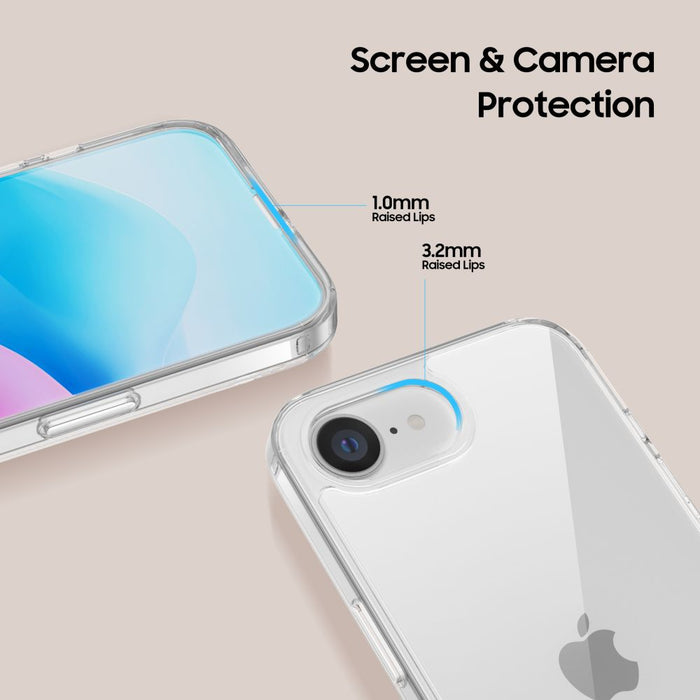 Tech-Protect FlexAir Hybrid Case for iPhone 16e / 17e - Clear