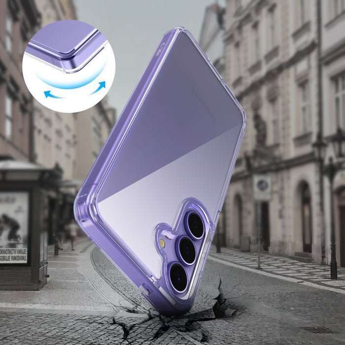 Tech-Protect FlexAir Hybrid Case for Samsung Galaxy A56 5G - Transparent