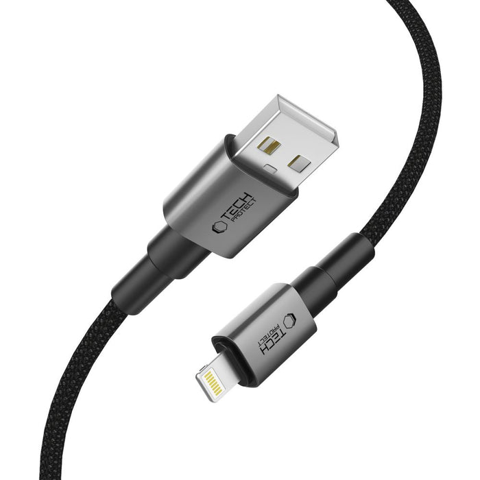 Tech-Protect Ultraboost DNA USB-A / Lightning cable 12W/2.4A 25 cm - gray