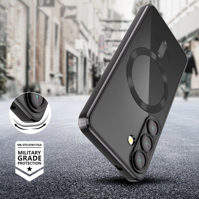 Tech-Protect MagFlex MagSafe Case for Samsung Galaxy A26 5G - Clear Black