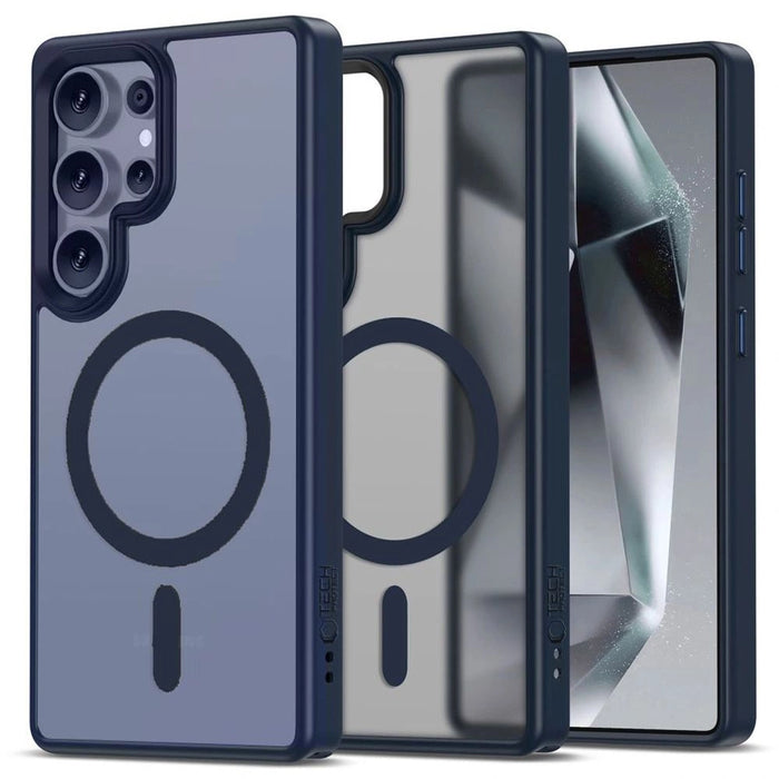 Tech-Protect MagMat MagSafe Case for Samsung Galaxy S25 Ultra - Clear Blue