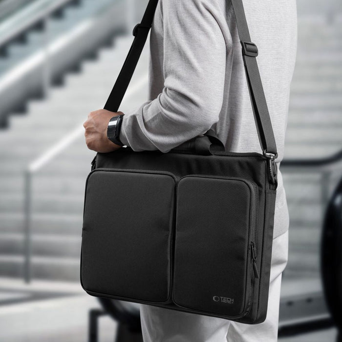 Tech-Protect Defender Bag for 17" Laptop - Black