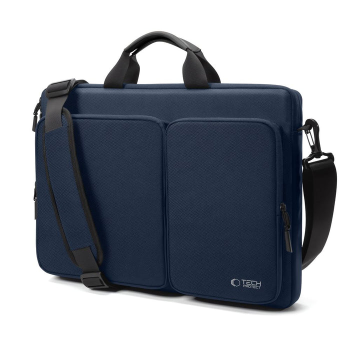 Tech-Protect Defender Bag for 17&quot; Laptop - Navy Blue