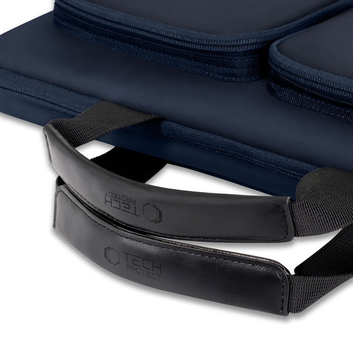 Tech-Protect Defender Bag for 17&quot; Laptop - Navy Blue