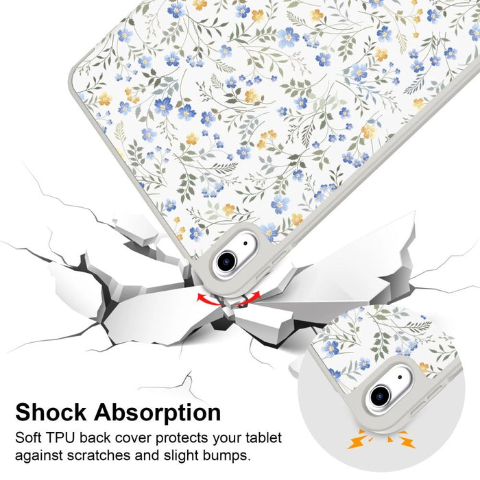 Tech-Protect SC Pen Case for iPad 10.9&quot; 2022 (10th gen.) / 11&quot; 2025 (11th gen.) - Daisies with Leaves