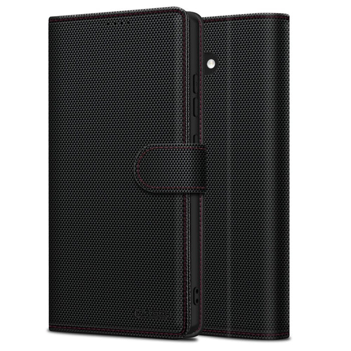 Tech-Protect Wallet Case for iPhone 16e / 17e - Black