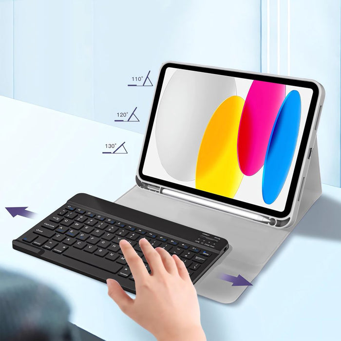 Tech-Protect SC Pen + Keyboard Case for iPad 10.9" 2022 (10th gen.) / 11" 2025 (11th gen.) - Gray