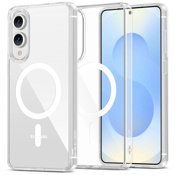 Tech-Protect FlexAir Hybrid MagSafe Case for Samsung Galaxy S25 Edge - Clear