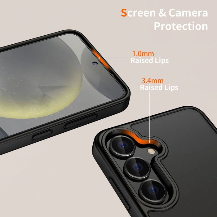 Tech-Protect MagMat Case for Samsung Galaxy S25 Edge - Matte Black