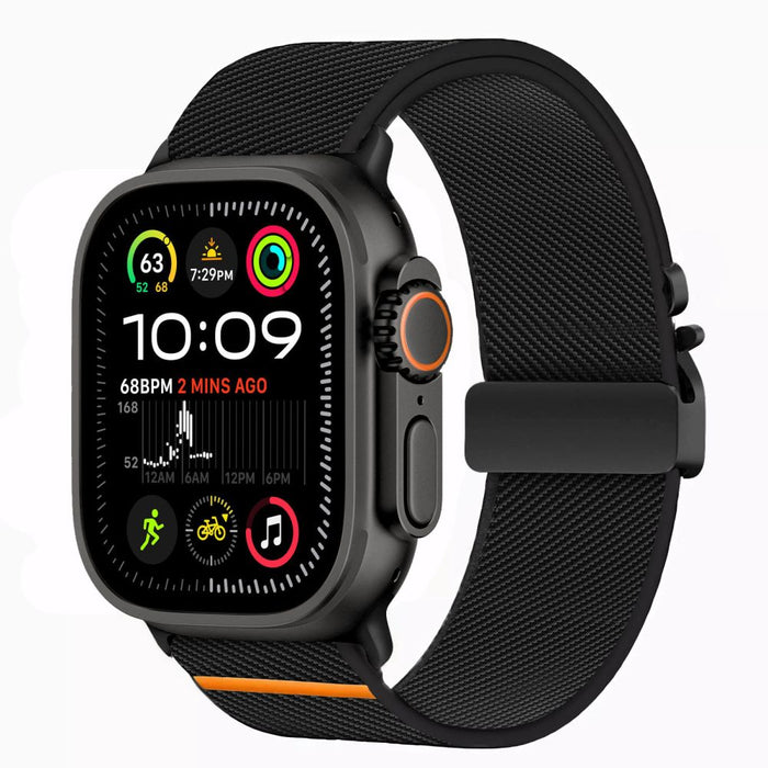 Tech-Protect Nylon Clasp for Apple Watch 44 / 45 / 46 / 49 mm - Black