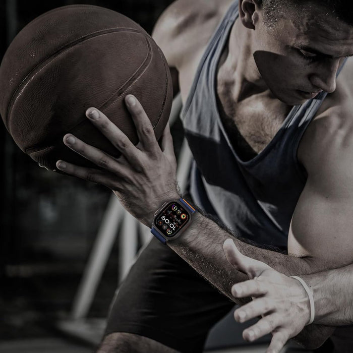 Tech-Protect Nylon Clasp for Apple Watch 44 / 45 / 46 / 49 mm - Navy