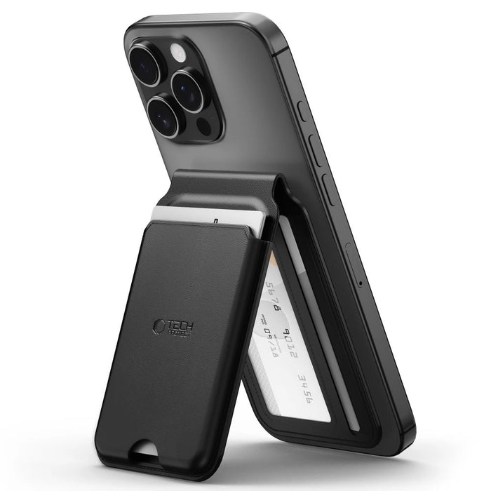 Tech-Protect MagWallet Stand MagSafe Universal Case - Black