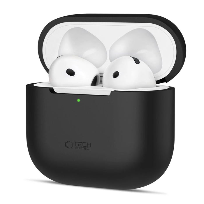 Tech-Protect Silicone Case for Apple AirPods 4 - Black