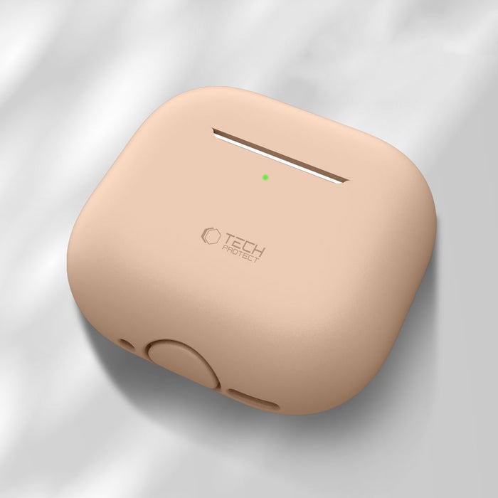 Tech-Protect Silicone Case for Apple AirPods 4 - Beige