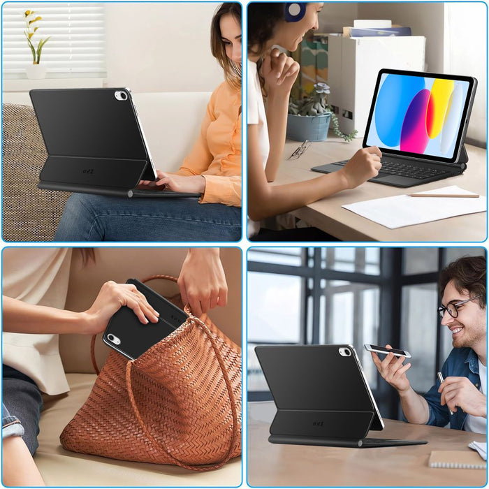 Tech-Protect Smartcase Magnetic with Keyboard for iPad 10.9” 2022 / iPad 11” 2025 - Black