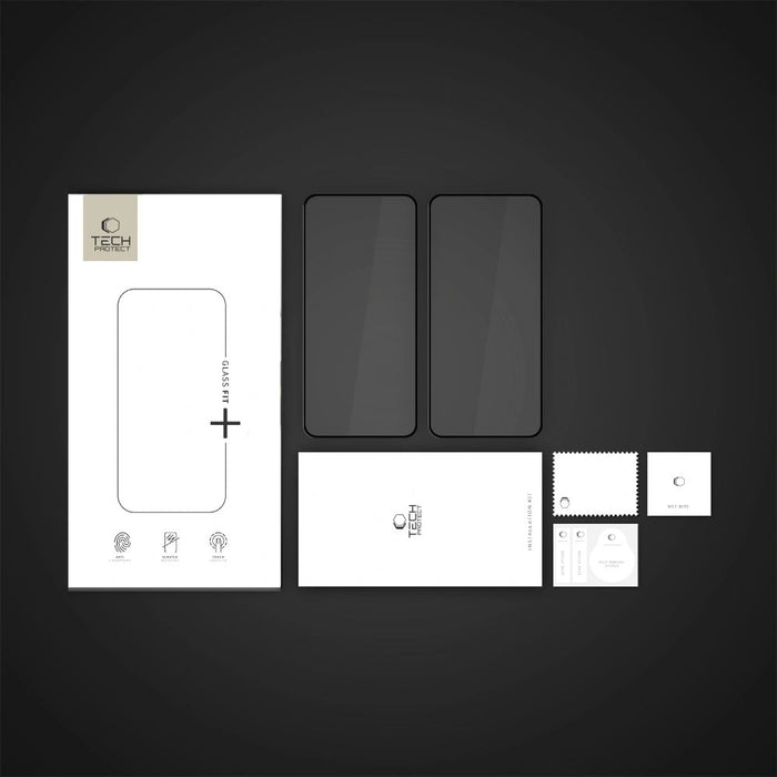 Tech-Protect Glass Fit+ 2-pack tempered glass for Samsung Galaxy S25 Edge - transparent
