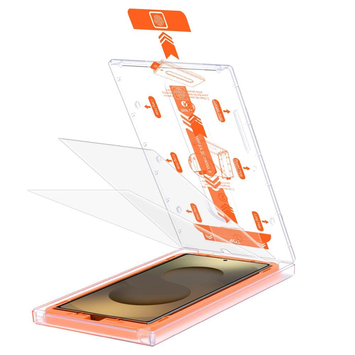 Tech-Protect Quick Set+ Tempered Glass for Samsung Galaxy S25 Ultra - Transparent
