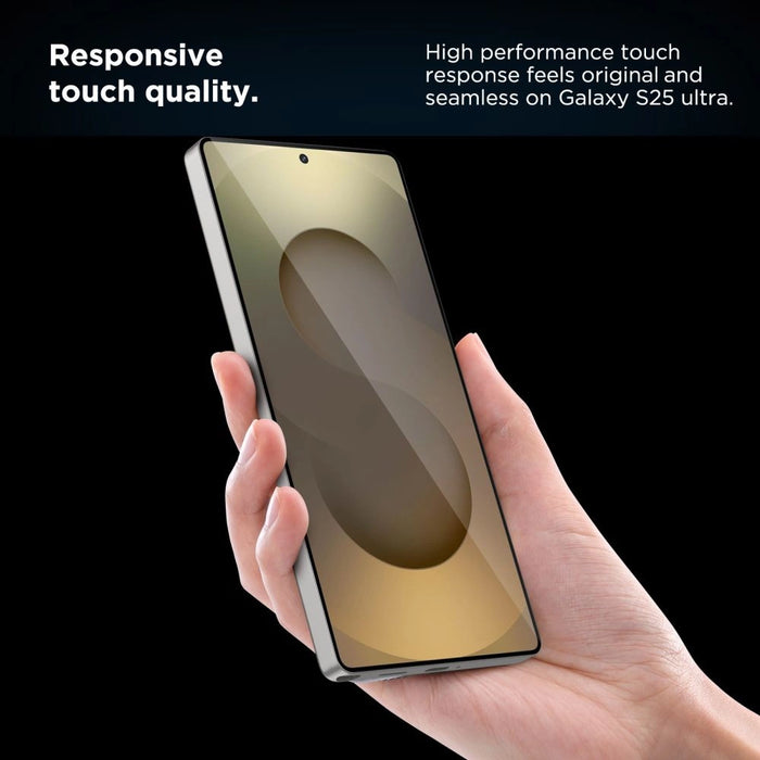 Tech-Protect Quick Set+ Tempered Glass for Samsung Galaxy S25 Ultra - Transparent