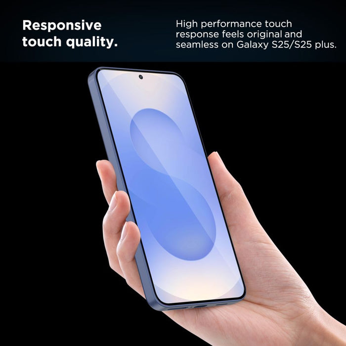 Tech-Protect Quick Set+ Tempered Glass for Samsung Galaxy S25+ - Transparent