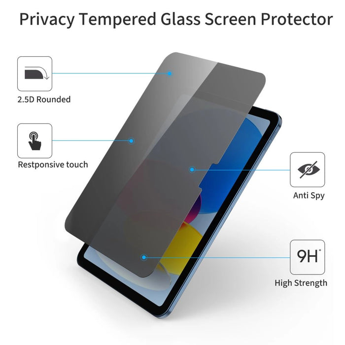 Tech-Protect Glass Spy+ Privacy Glass for iPad 10.9” 2022 / iPad 11” 2025